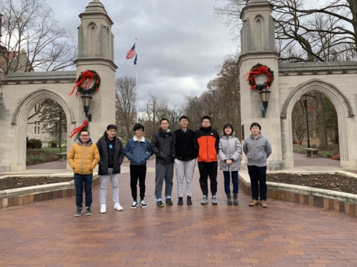 Ye research group from 2019 in front of the Sample Gates